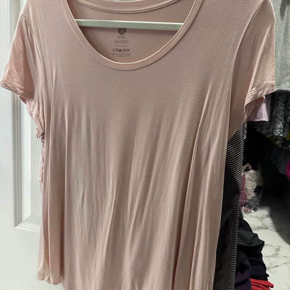 Kindred Bravely Blush Short Sleeve nursing and pumping Tee